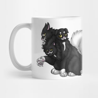 CerPURRus: Tuxedo Bicolor Mug